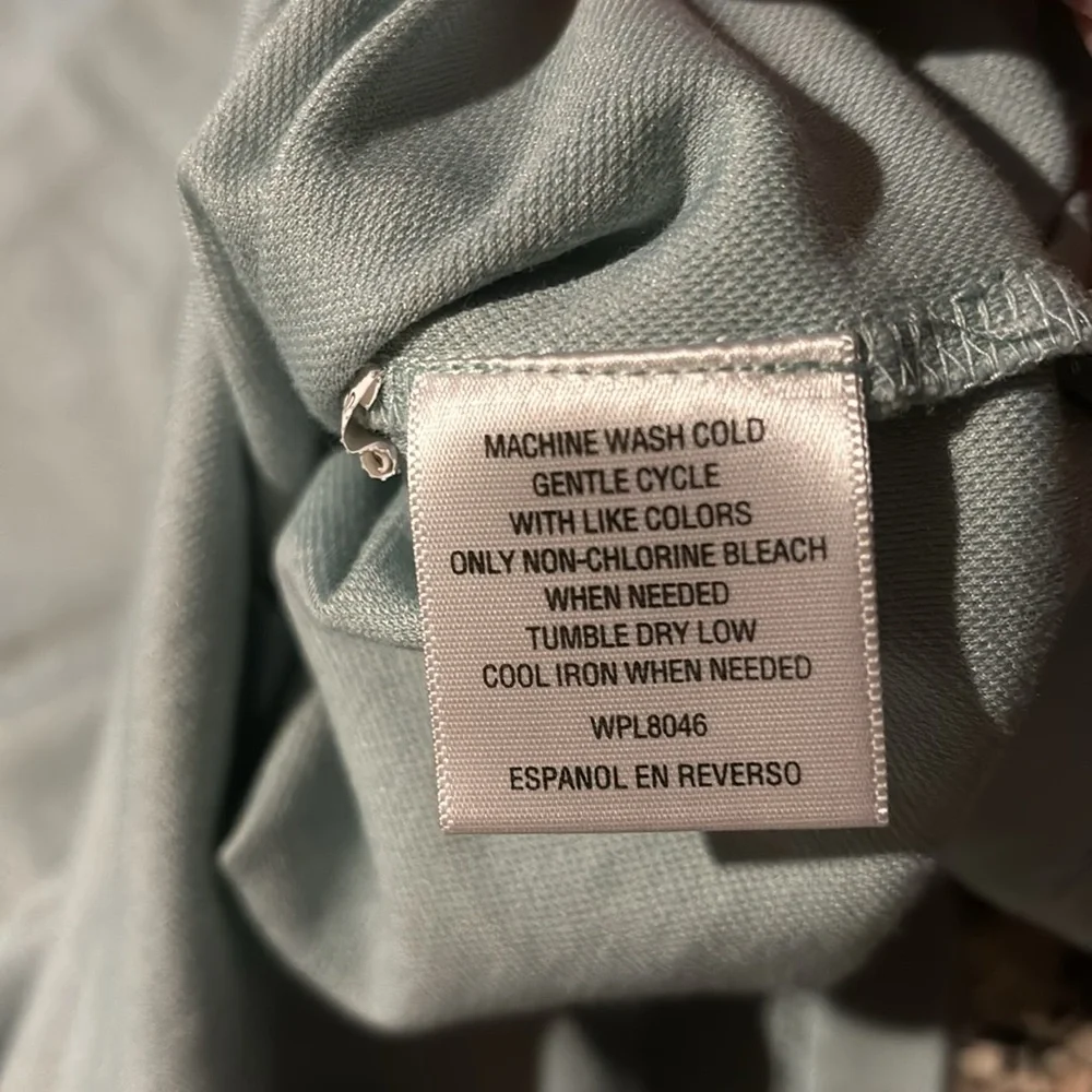 Tasso Elba Short Sleeve Polo Light Green Supima XL Like New